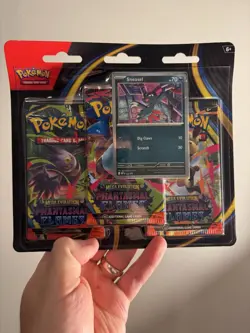 [SEALED] Pokemon Phantasmal Flames Triple Blister: Sneasel Promo - In Hand - Image 1