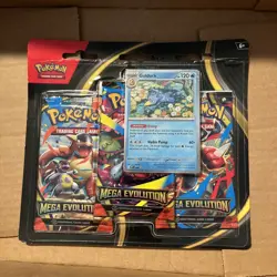 Pokemon TCG - Mega Evolution Triple Blister Pack - Golduck (Brand New/Sealed) ? - Image 1