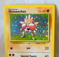 Hitmonchan Holo 7/102 Rare Base Set Unlimited Pokemon Card 1999 WOTC - Image 3