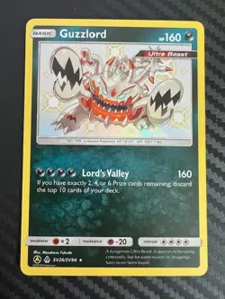 Pokemon TCG Guzzlord SV26/SV94 S&M Hidden Fates SHINY Holo Rare NM - Image 1