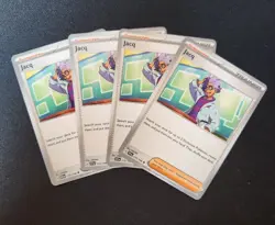 Jacq 4x Trainer Playset Supporter 175/198 Scarlet & Violet Base Pokemon 2023 NM - Image 1