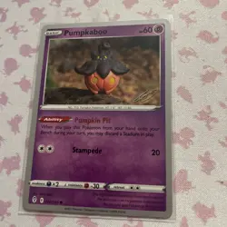 Pumpkaboo 076/203 2023 Pokemon World Championships Evolving Skies Variant C - Image 2