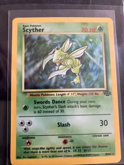 🍃Scyther 26/64 Jungle Set HOLO Unltd Pokemon TCG LP - Image 1