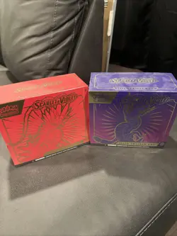 Pokemon TCG Scarlet & Violet Elite Trainer Box Set of 2 Miraidon and Koraidon - Image 1
