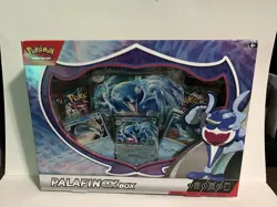 Pokemon TCG Palafin EX Collection Box, 4 Booster Packs Plus Promo - Image 1