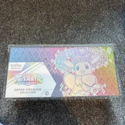 Pokemon Prismatic Evolutions Super Premium Collection SPC New & Sealed W/Acrylic - Image 1