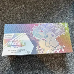 Pokemon Prismatic Evolutions Super Premium Collection SPC New & Sealed W/Acrylic - Image 2