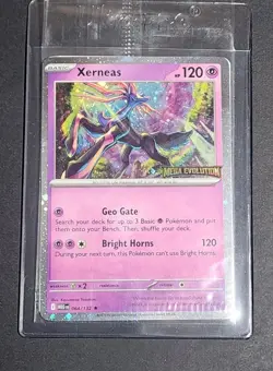 Pokemon Mega Evolution 2025 - Xerneas 2025 Best Buy Stamped Promo - New, Sealed - Image 1