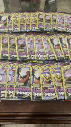 Pokemon Unified Minds 3 Card Pack Booster (Dollar Tree) QTY 5 - Image 2
