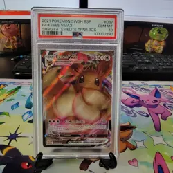 Eevee VMAX SWSH087 SWSH: Sword & Shield Promo Cards Holo PSA 10 - Image 1