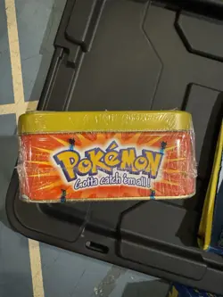 Topps Pokemon Cards Set 7 Packs TV Animation Edition Pikachu Tin Sealed 1999 - Image 4