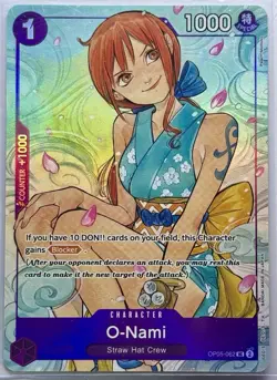 O-Nami OP05-062 Full Art Illustration Box Promo One Piece Card English - Image 1