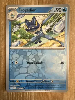 Frogadier 040/142 Stellar Crown Reverse Holo Pokemon Card NM - Image 1