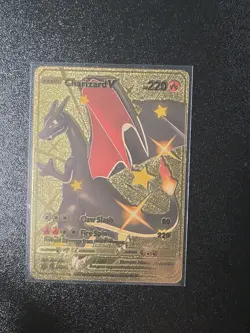 Charizard V Shiny Star V Pokemon Card Holo Rare Collectible - Image 1