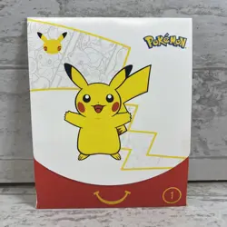Mcdonalds Pokemon 25th Anniversary Promo Cards Booster Pack 2021 Sealed 1 White - Image 1