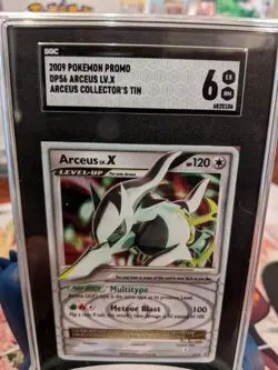 Pokemon Card - Arceus Lv.X DP56 Black Star Promo - SGC 6 - Image 1