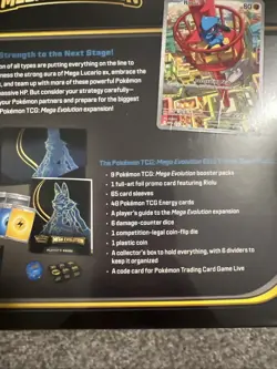 Pokemon Trading Card Game TCG Mega Evolution Elite Trainer Box ETB Lucario NEW - Image 5
