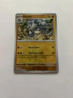 Rhydon 112/165 Reverse Holo | SV: 151 Collection | Pokemon Card - Image 1