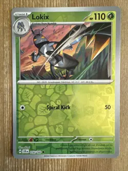 Lokix 016/142 Stellar Crown Reverse Holo Pokemon Card NM - Image 1