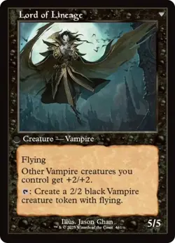 Bloodline Keeper // Lord of Lineage (Retro Frame) [Innistrad Remastered] Foil Ne - Image 2