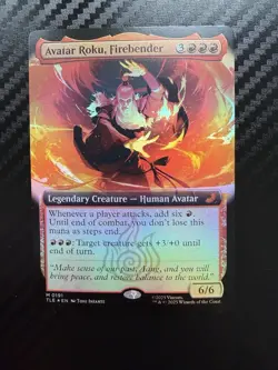 Avatar Roku, Firebender (Extended Art) Foil #191 MTG: Avatar The Last Airbender - Image 1