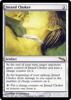 JINXED CHOKER mtg NM Mirrodin 1 Rare Unplayed - Image 1