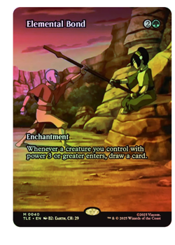 Elemental Bond - Foil - Borderless Avatar MTG - Image 1