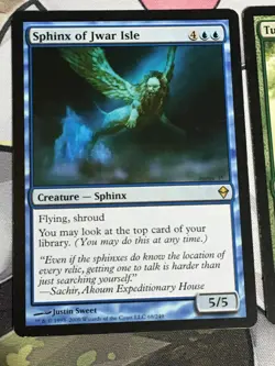 C6006 MAGIC MTG ZENDIKAR SPHINX OF JWAR ISLE TURNTIMBER RANGER MP RARE - Image 2