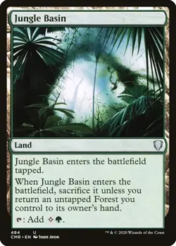 Jungle Basin [Commander Legends] Magic MTG NM - Image 1