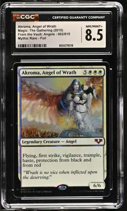AKROMA, ANGEL OF WRATH From the Vault: Angels Foil Mythic CGC 8.5 MTG - Image 1
