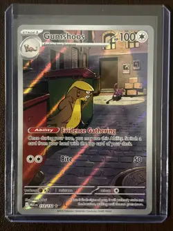 Pokemon TCG - Gumshoos 153/132 - Illustration Rare - Mega Evolution - Image 1