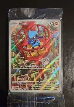 SEALED Promo Riolu #10 Mega Evolution ETB Black Star Promo Pokemon TCG Near Mint - Image 2