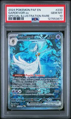 POKEMON PSA 10 2024 SV Paldean Fates Gardevoir ex 233/091 SIR *3877 - Image 1