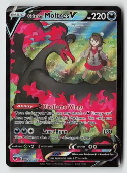 Galarian Moltres V TG20/TG30 SWSH10: Astral Radiance Trainer Gallery Pokemon T - Image 1