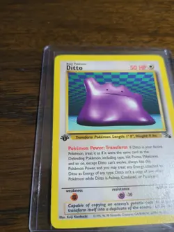 Ditto 1st Edition 18/62 - Fossil Set 1999 Pokemon TCG Non Holo NM Near Mint Rare - Image 2