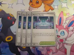 [4x Playset] Mystery Garden 122/132 ME01: Mega Evolution (MEG) Pokemon TCG - Image 1