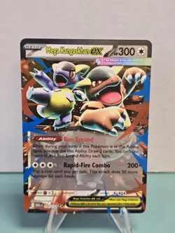 Pokemon TCG Mega Kangaskhan ex 104/132 Mega Evolution Double Rare Holo NM - Image 1