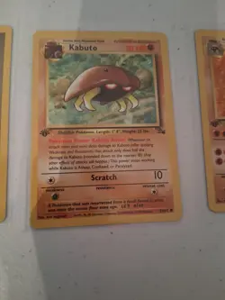Pokemon Cards Kabutops Evolution 1st Edition Non-Holo Pokemon Card Fossil Rare - Image 3