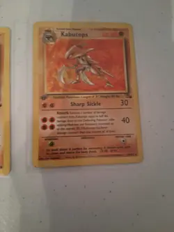Pokemon Cards Kabutops Evolution 1st Edition Non-Holo Pokemon Card Fossil Rare - Image 4
