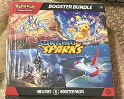 Pokemon TCG Surging Sparks Booster Bundle (6 Packs) NEW Factory Sealed - Image 1
