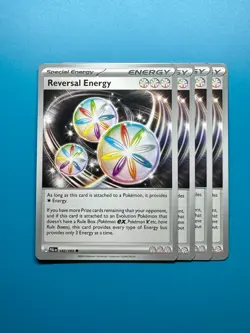 4x Reversal Energy 192/193 x4 - Paldea Evolved SV02 - Pokemon TCG Playset NM - Image 1