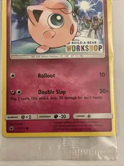 POKEMON JIGGLYPUFF 71/111 BUILD-A-BEAR WORKSHOP STAMPED SEALED PROMO NM - Image 3