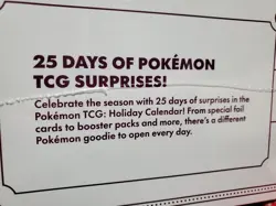 SOLD OUT HTF Pokemon 2025 Holiday Advent Calendar Brand New Factory Sealed - Image 5