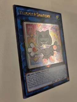 Yummy Snatchy JUSH-EN022 + Field Center Justice Hunters Yugioh 1st Edition Mint - Image 3