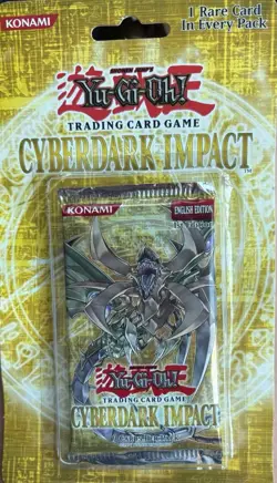 Yugioh Cyberdark Impact 1st Edition Blister Pack Factory Sealed - Image 1