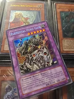 Yu-Gi-Oh! Elemental Hero Gaia ANPR-EN099 Unlimited Secret Rare - Image 1