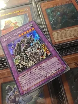 Yu-Gi-Oh! Elemental Hero Gaia ANPR-EN099 Unlimited Secret Rare - Image 2