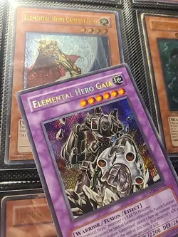 Yu-Gi-Oh! Elemental Hero Gaia ANPR-EN099 Unlimited Secret Rare - Image 3