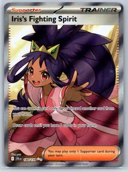 Iris's Fighting Spirit - Full Art - Journey Together Ultra Rare Pokemon Card NM - Image 1