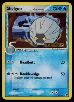 Shelgon - 38/101 - Pokemon Card Ex Dragon Frontiers Reverse Holo Uncommon - NM - Image 1